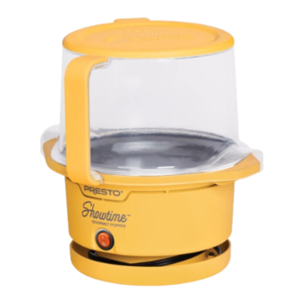 Presto Showtime Gourmet Oil Popper Instructions