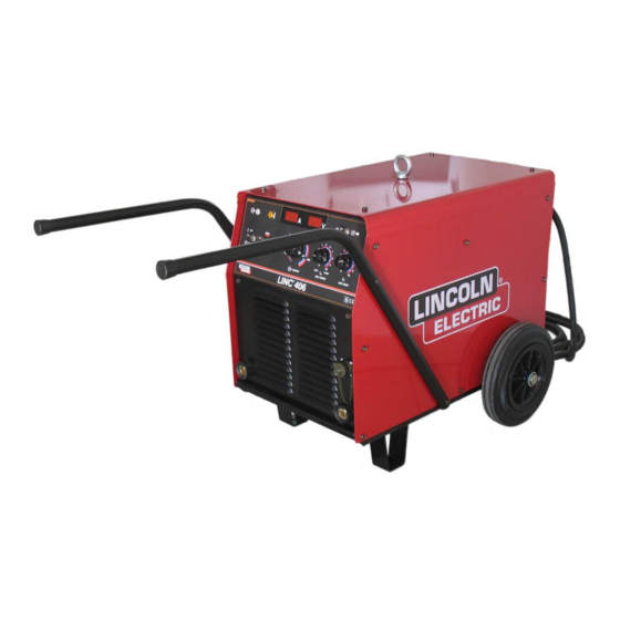 Lincoln Electric LINC 406 Operator's Manual