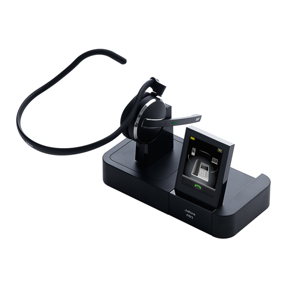 Jabra Pro 9470 Mono Quick Start Quide