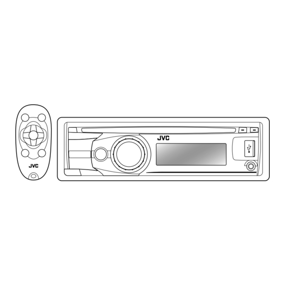 JVC KD-R616 Installation & Connection Manual