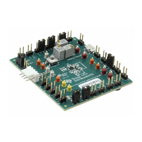 Texas Instruments bq2512 Series User Manual