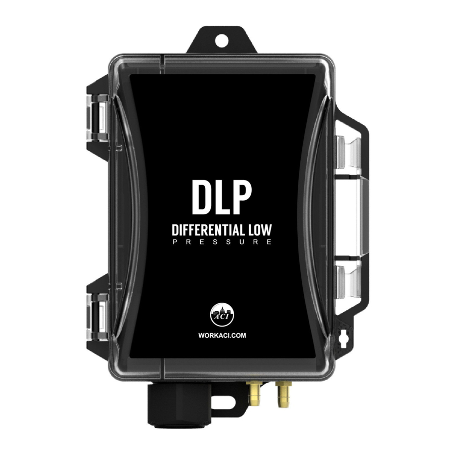 aci DLP Series Installation & Operation Instructions