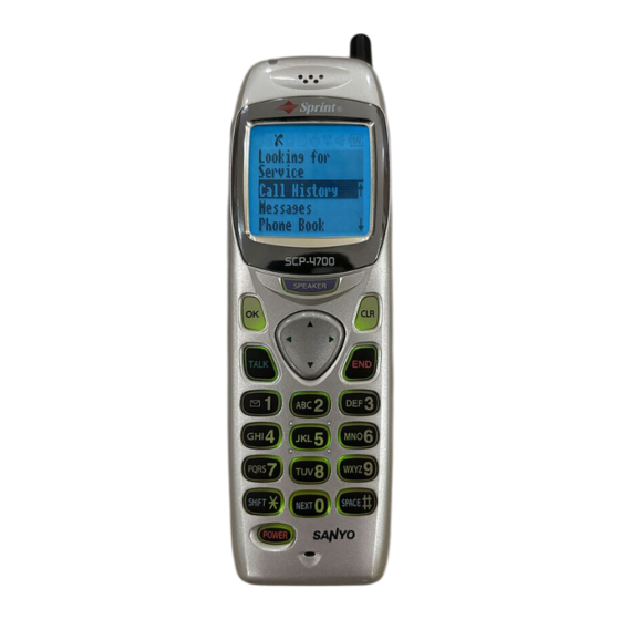 Sanyo 4700 - SCP Cell Phone User Manual