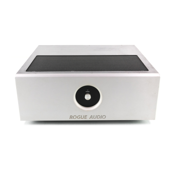 Rogue Audio Eighty Eight Owner's Manual