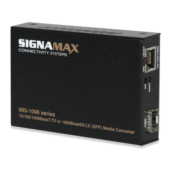 SignaMax 065-1096 Manuals
