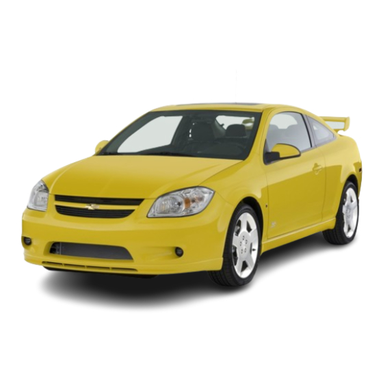 Chevrolet 2008 Cobalt User Manual