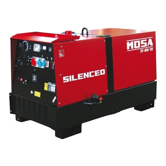 Mosa TS 415 VS/VSX Manuals