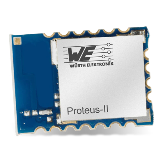 Wurth Elektronik ANR005 Proteus-II Advanced Developer Manual