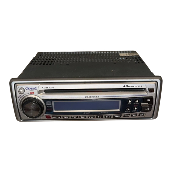 Audiovox CD2620SE Manuals