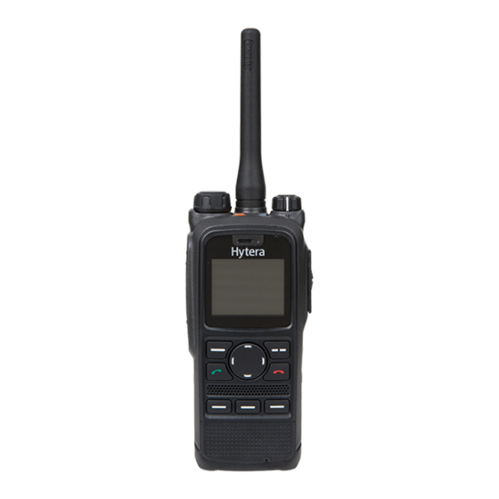 Hytera TETRA PT560H F4 Manual