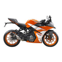 KTM RC 125 2018 Setup Instructions