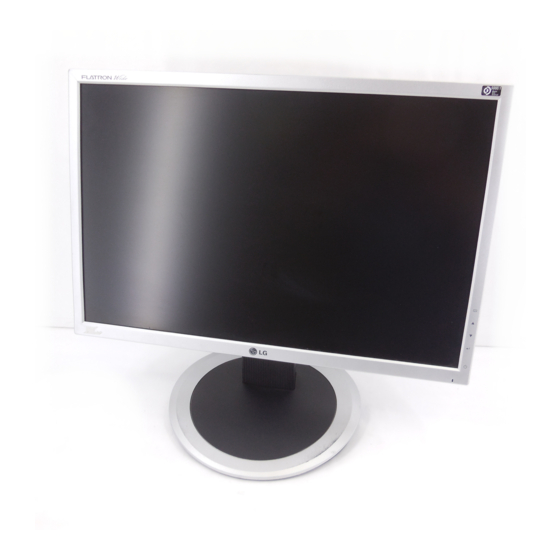 LG L194WTS Widescreen Monitor Manuals