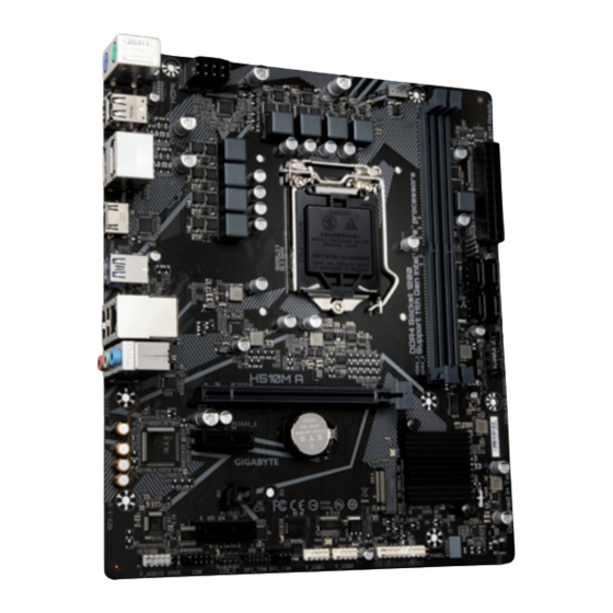 GIGA-BYTE TECHNOLOGY H510M A User Manual