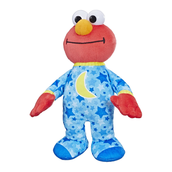 Hasbro Playskool Sesame Street Lullaby & Goodnight Elmo Instruction Manual