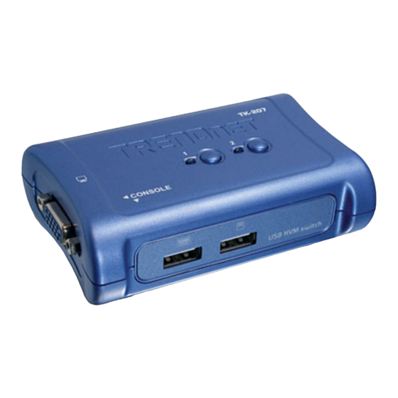 TRENDnet TK-207K Software Manual