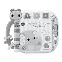 VTech Baby Learn & Discover Baby Book Instruction Manual