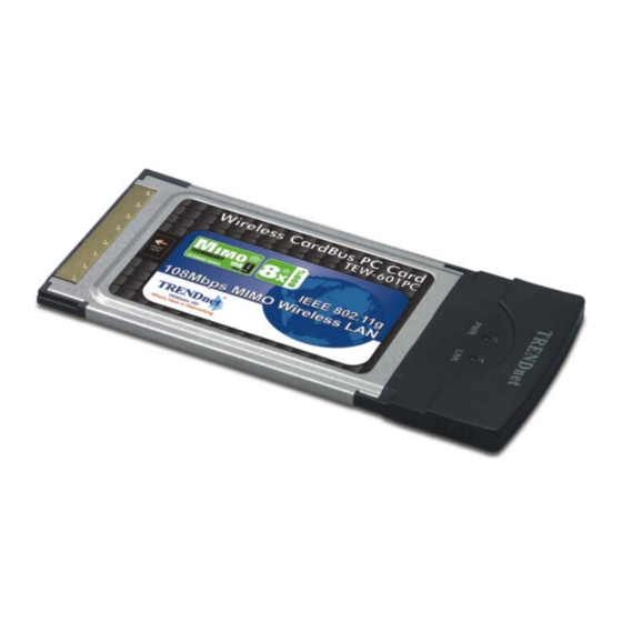 TRENDnet TEW-601PC User Manual