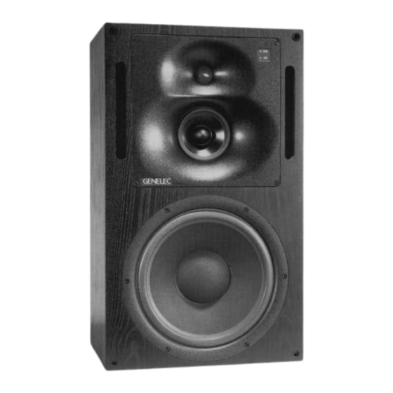 Genelec 1037A Operating Manual