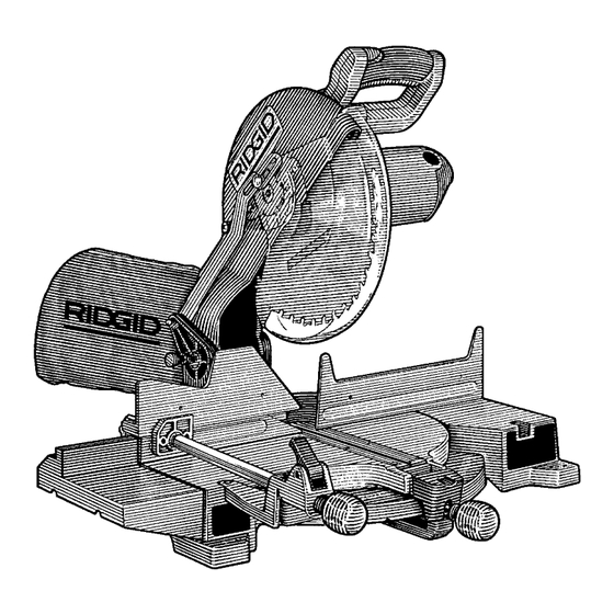 RIDGID MS1250 Owner's Manual