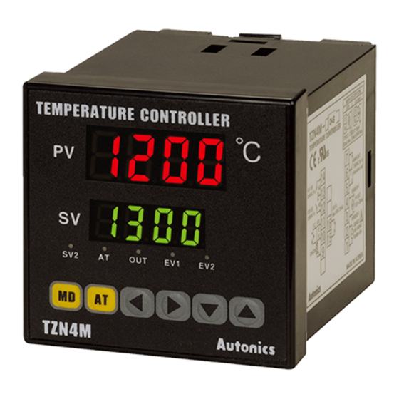 Autonics TZN4M Temperature Controller Manuals