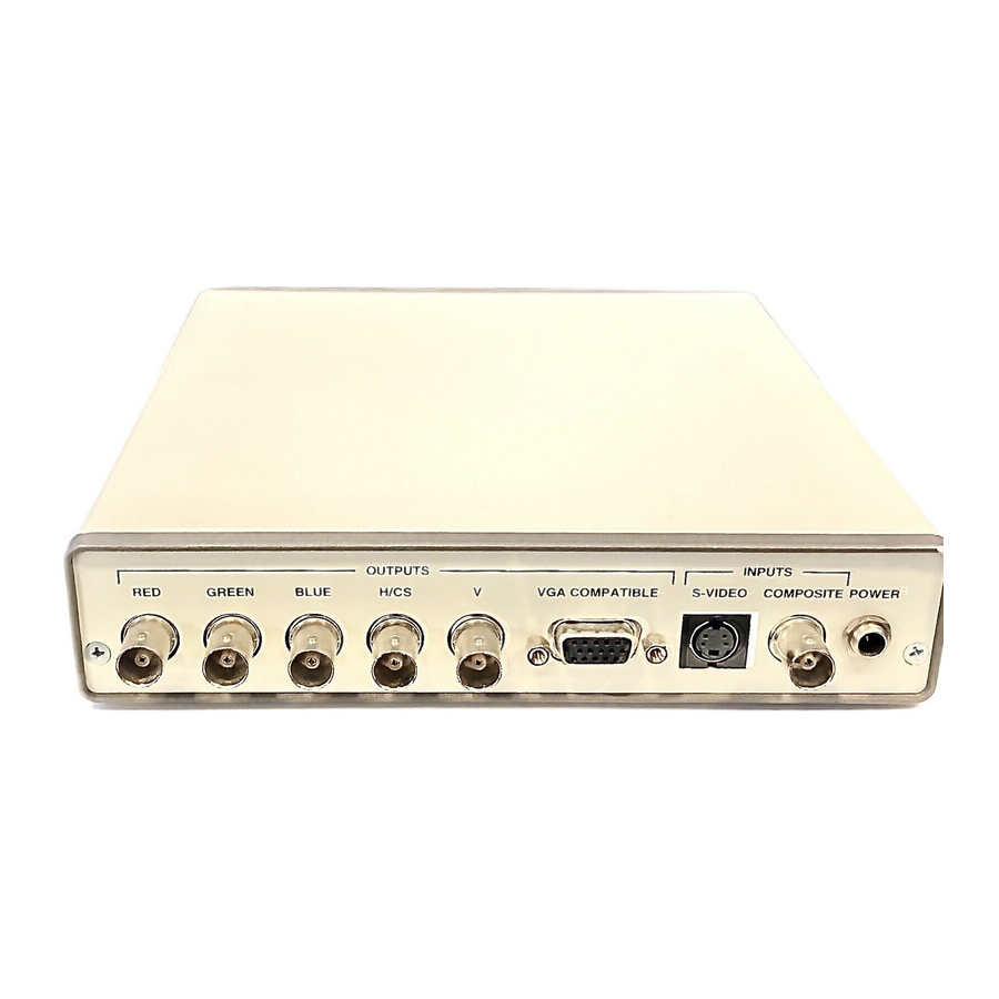 Black Box AC215A Specification