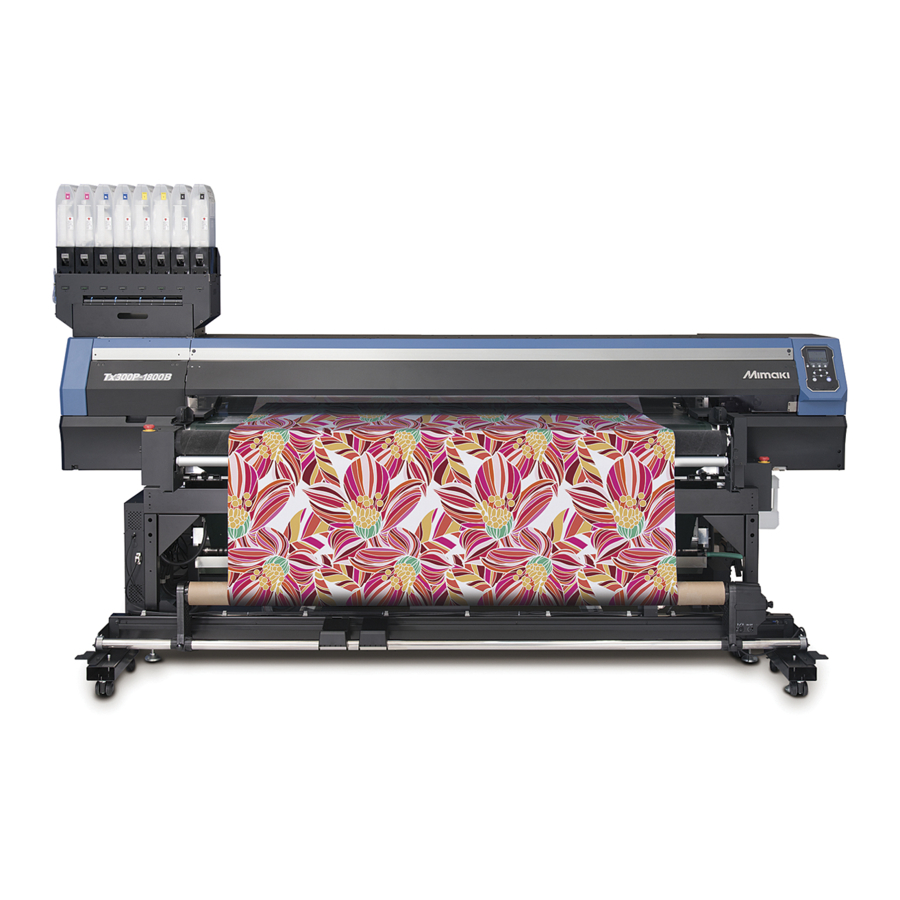 MIMAKI Tx300P-1800B Requests For Care And Maintenance