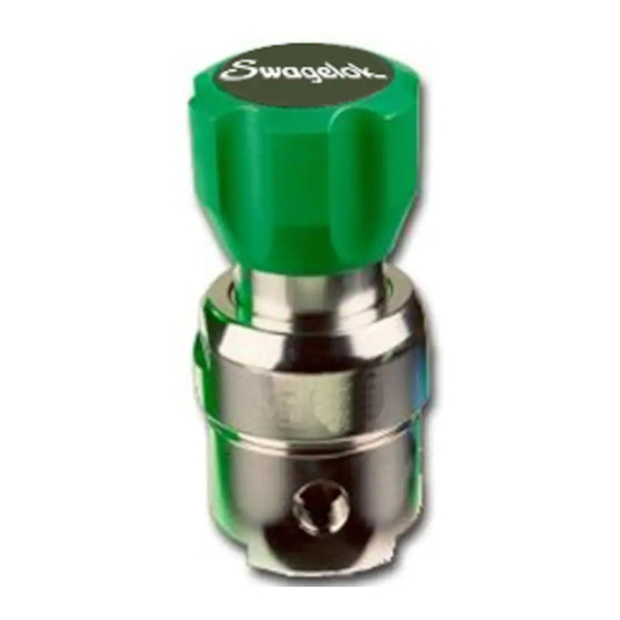 Swagelok KPR Series Maintenance Instructions