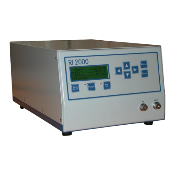 Schambeck RI 2000 Operation Manual