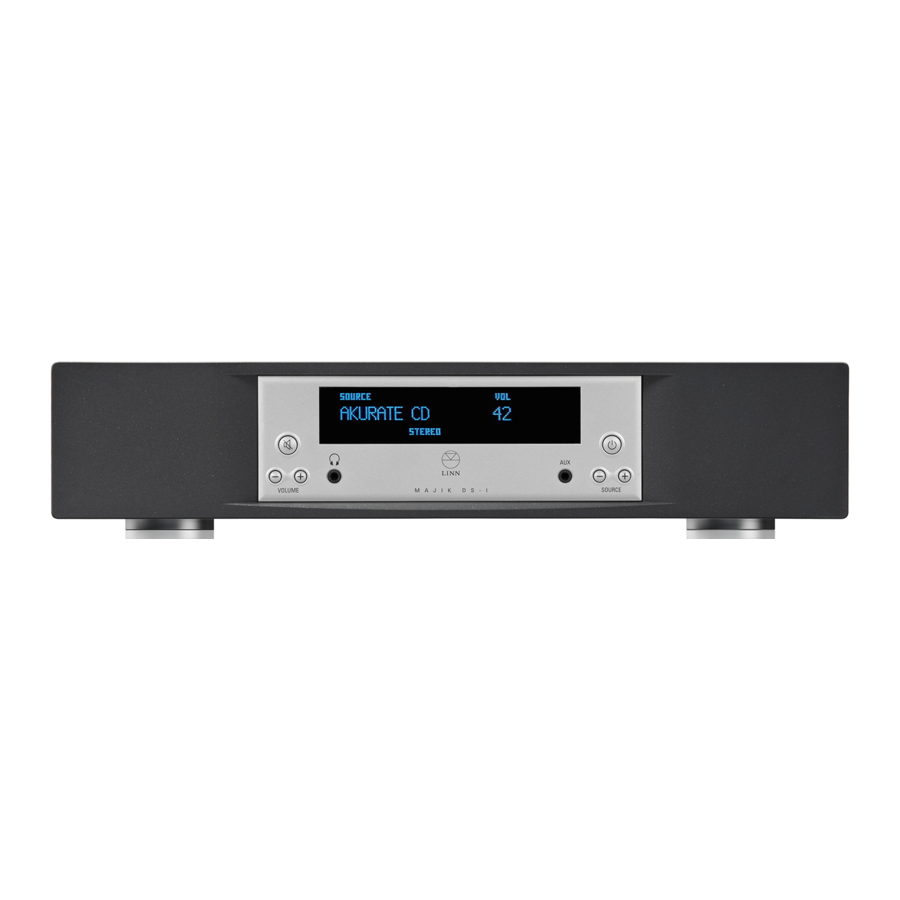 Linn MAJIK DS-I - Integrated Amplifier Quick Start Guide | ManualsLib