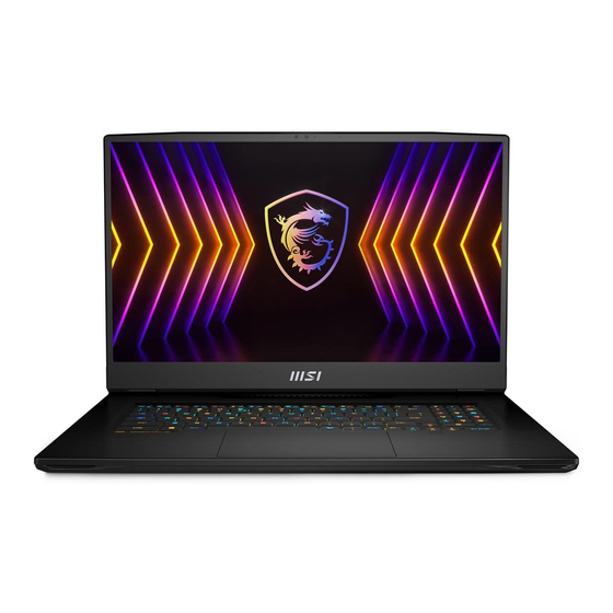 MSI Titan GT77 User Manual