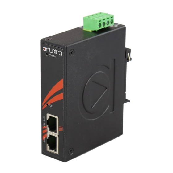 ANTAIRA INJ-C200G-60-24-T-AIX Quick Installation Manual