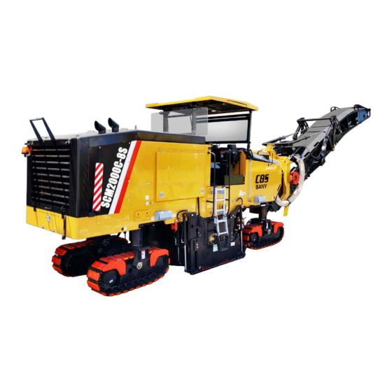 SANY SCM2000C-8S Safety, Operation & Maintenance Manual/Parts List