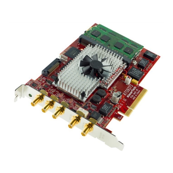 AlazarTech ATS9373 User Manual