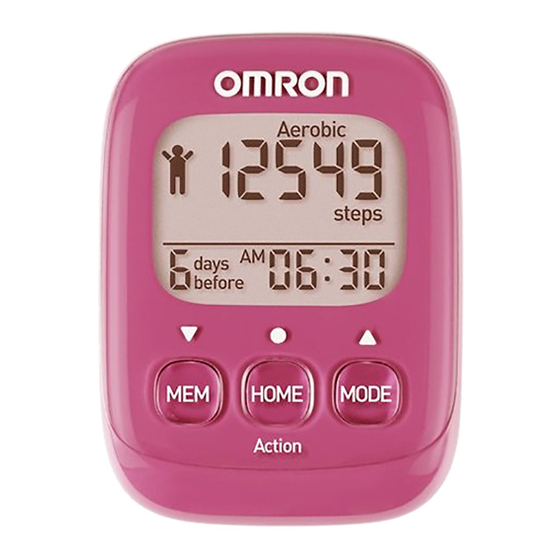 Omron HJ-325 Instruction Manual