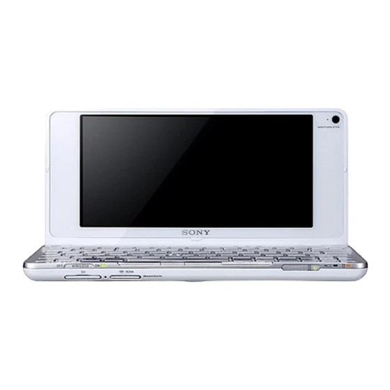 Sony VAIO Manual