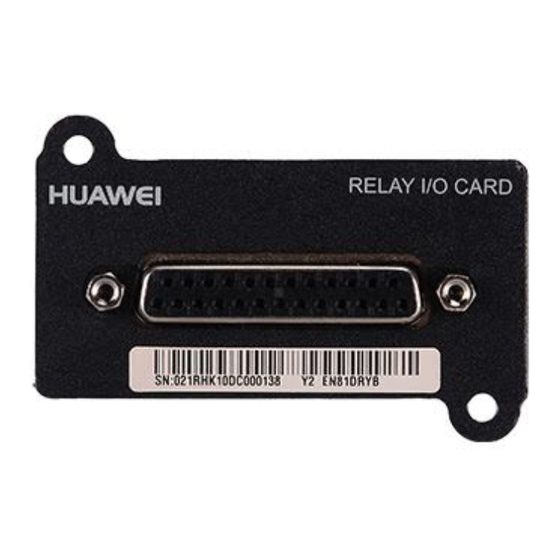 Huawei RMS-RELAY01A Manuals