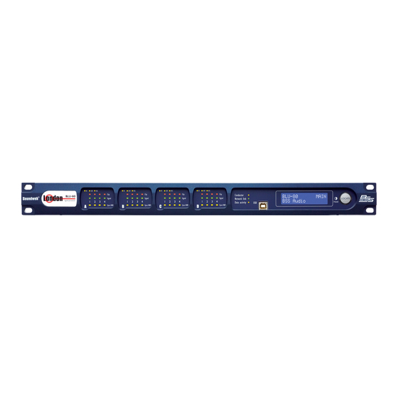 BSS Audio Soundweb London BLU-16 Installation Manual