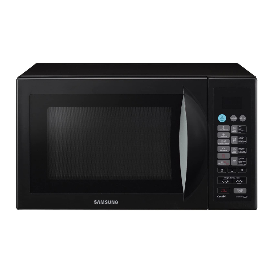 Samsung CE1031 Owner's Instructions And Cooking Manual