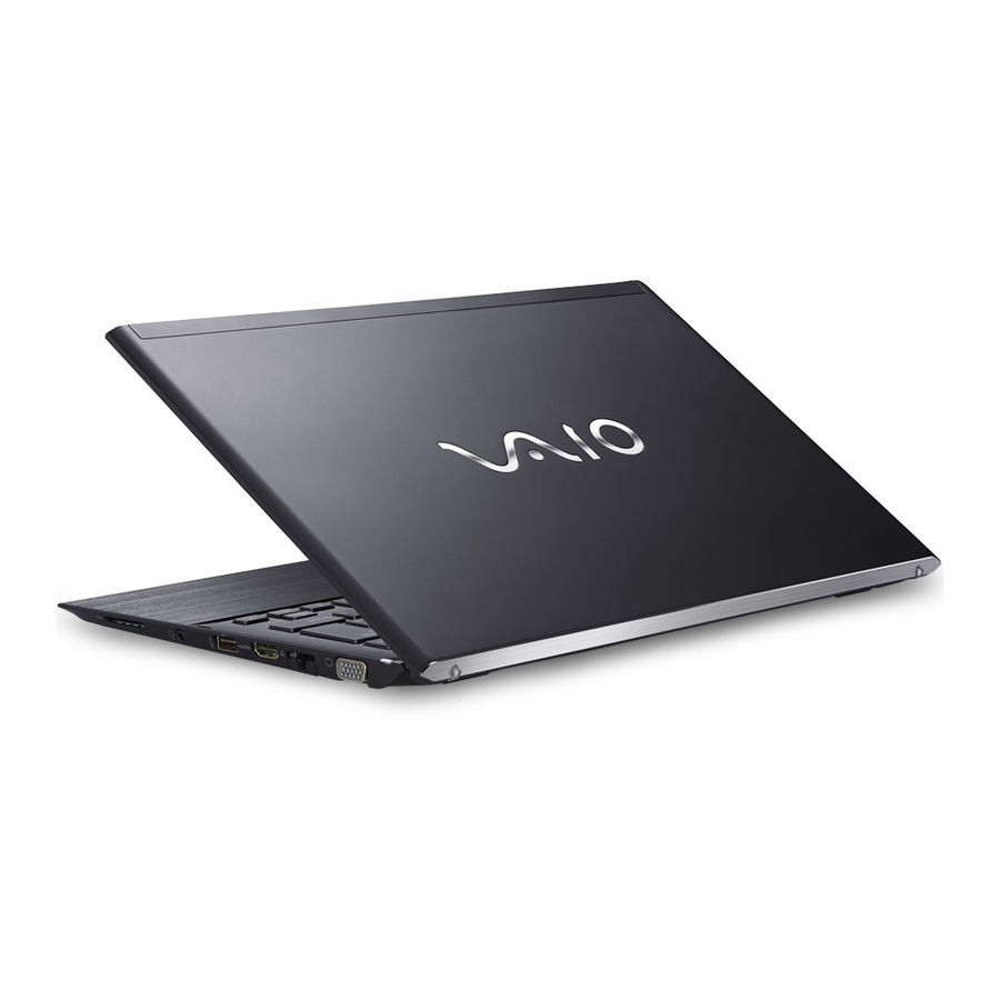 Sony VAIO Quick Start Manual