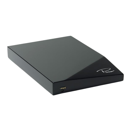 Oracle Audio Paris PH200 Owner's Manual