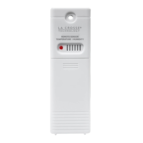La Crosse Technology TX141TH-Bv3 Quick Start Manual