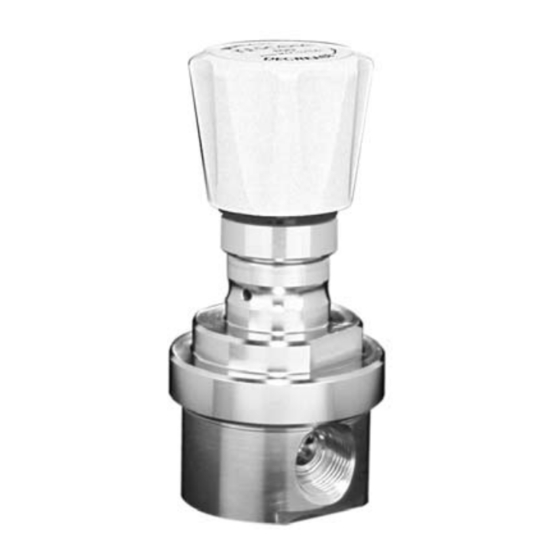 Tescom 74-3800 Series Instructions For Use Manual