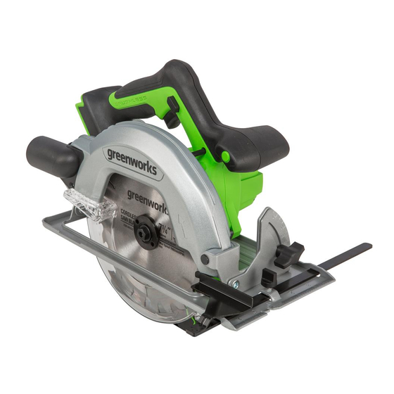 GreenWorks CRD401 Operator's Manual