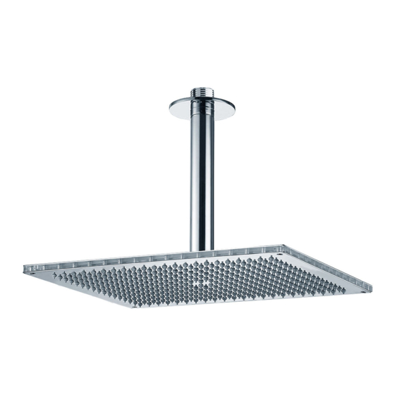Bossini Soffioni DREAM H35 Series Manuals