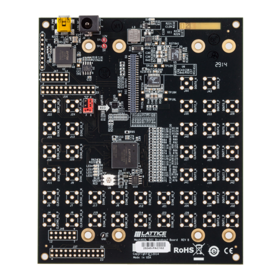 Lattice LCMXO3L-DSI-EVN Quick Start