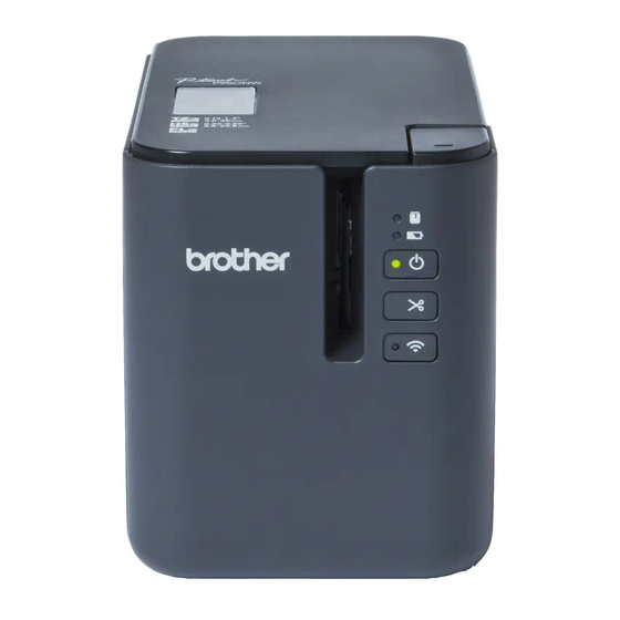 Brother P950NW User Manual