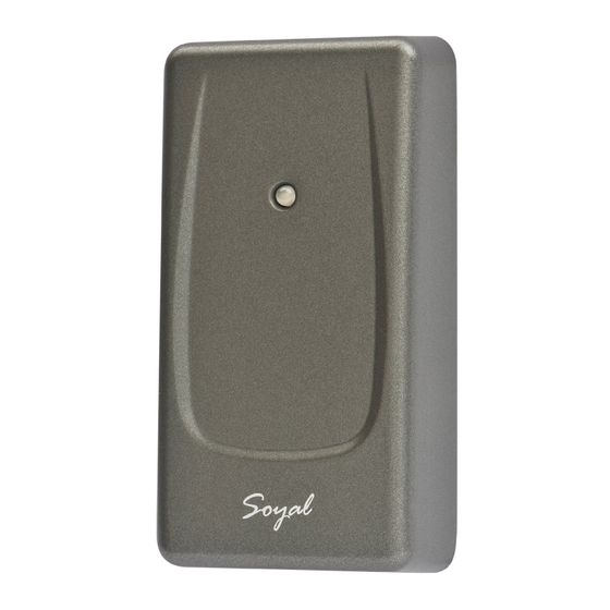 Soyal AR-723-U Manual