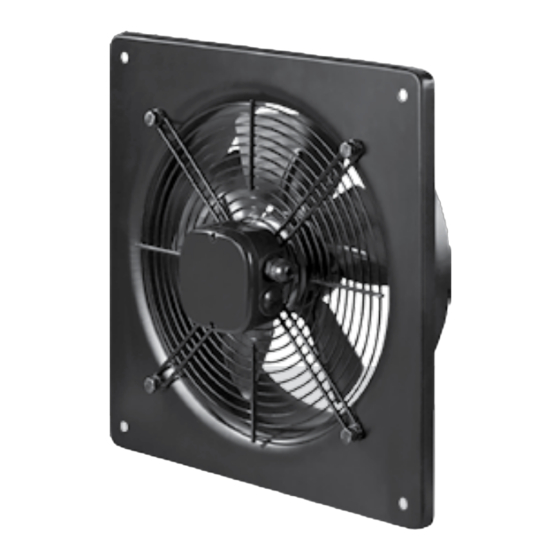 Vents OV Axial Fan Manuals