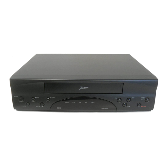 Zenith VR4106 Operation Manual & Warranty