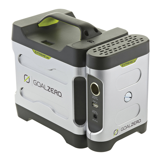 Goalzero Extreme 350 User Manual